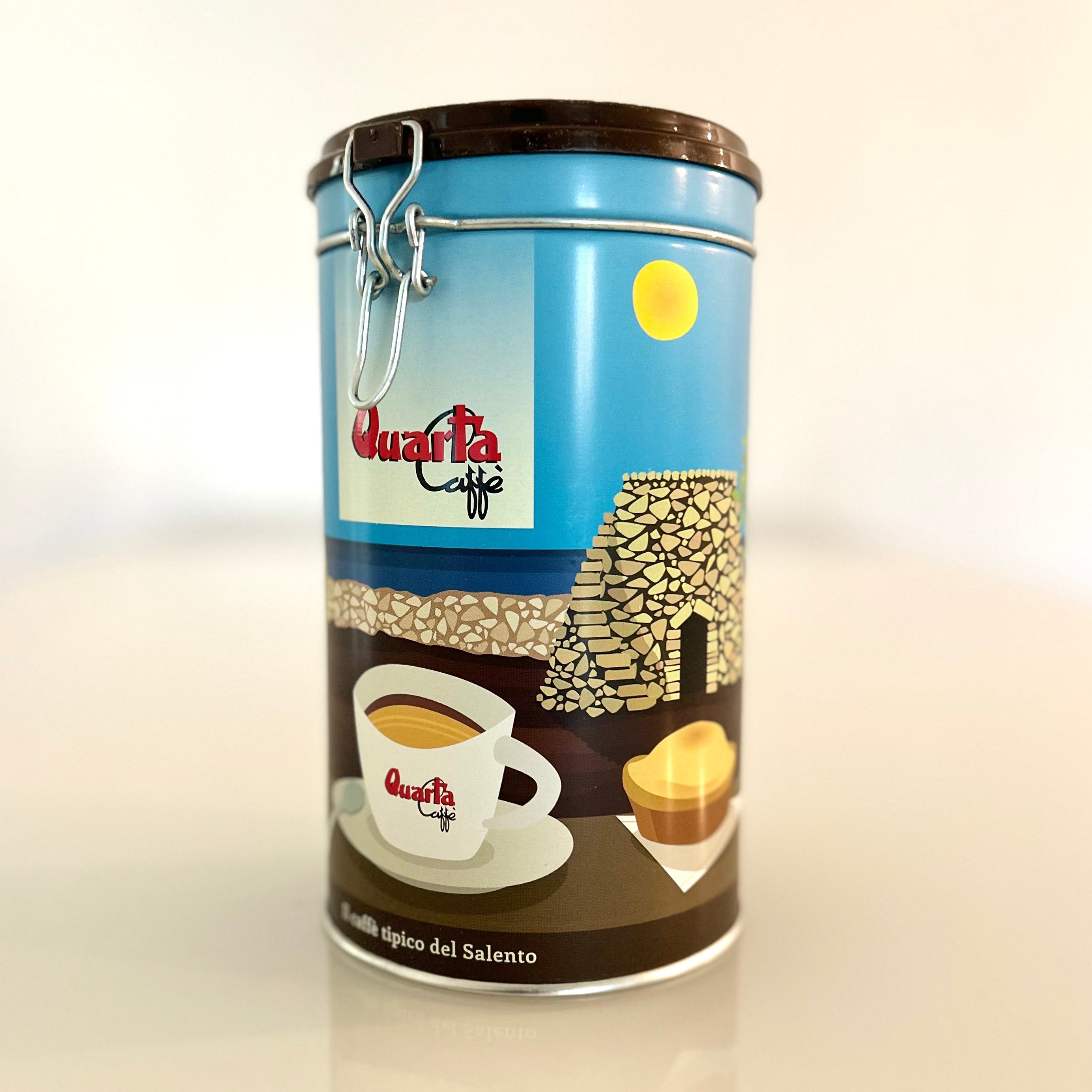 クワルタ・カフェコーヒー豆・粉用缶 – Fresh Italy Deli