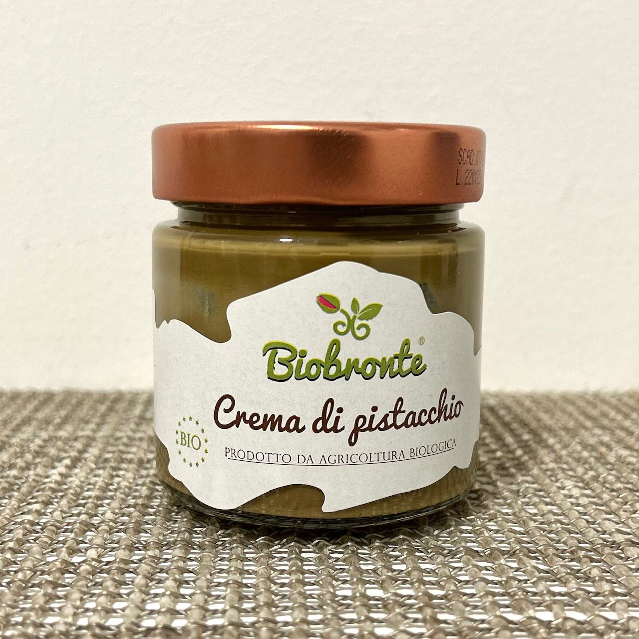 BIO・ブロンテ産DOP（原産地呼称保護）ピスタチオ・クリーム 150g