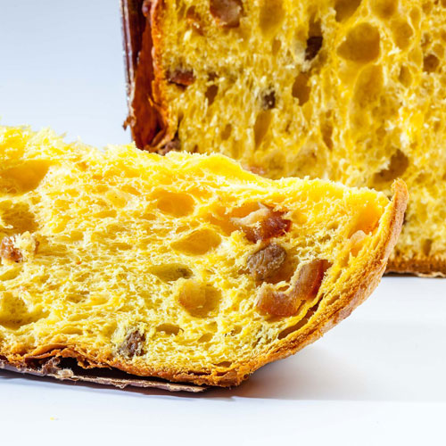 パネットーネの縦長の気泡は美味しさの証