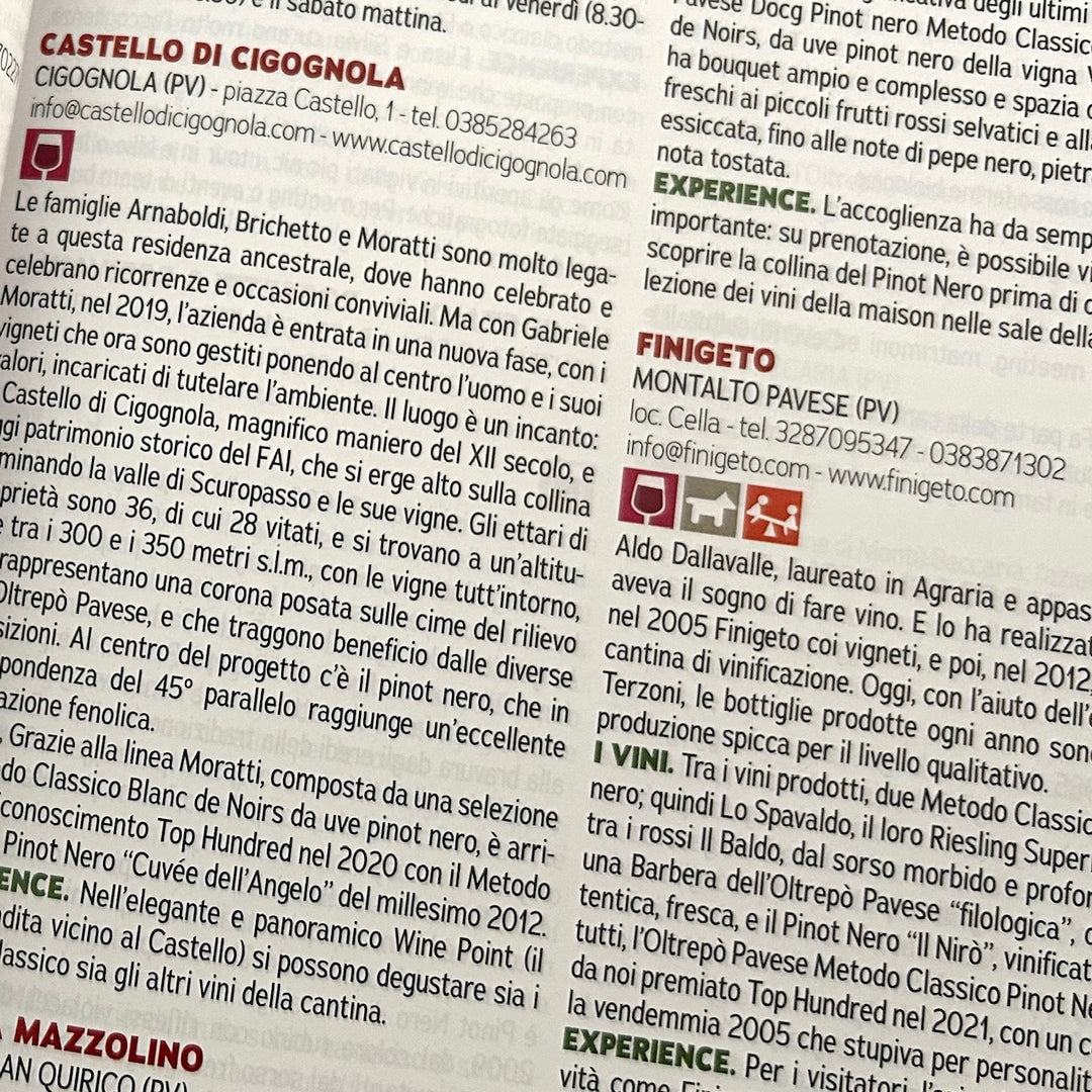 ワイン・ガイドブック〈 IlGolosario Wine tour 2025〉