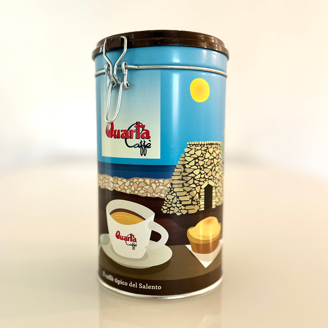 クワルタ・カフェコーヒー豆・粉用缶