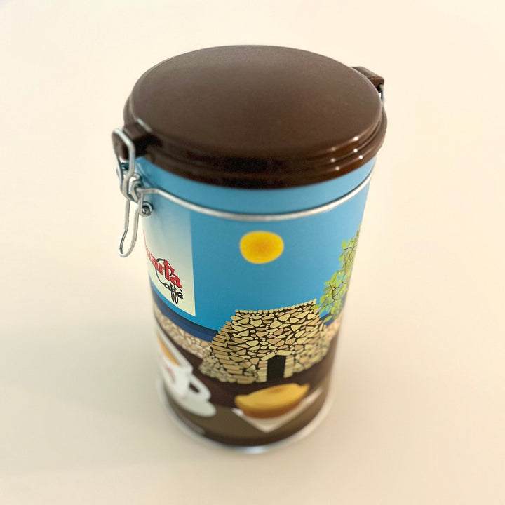 クワルタ・カフェコーヒー豆・粉用缶