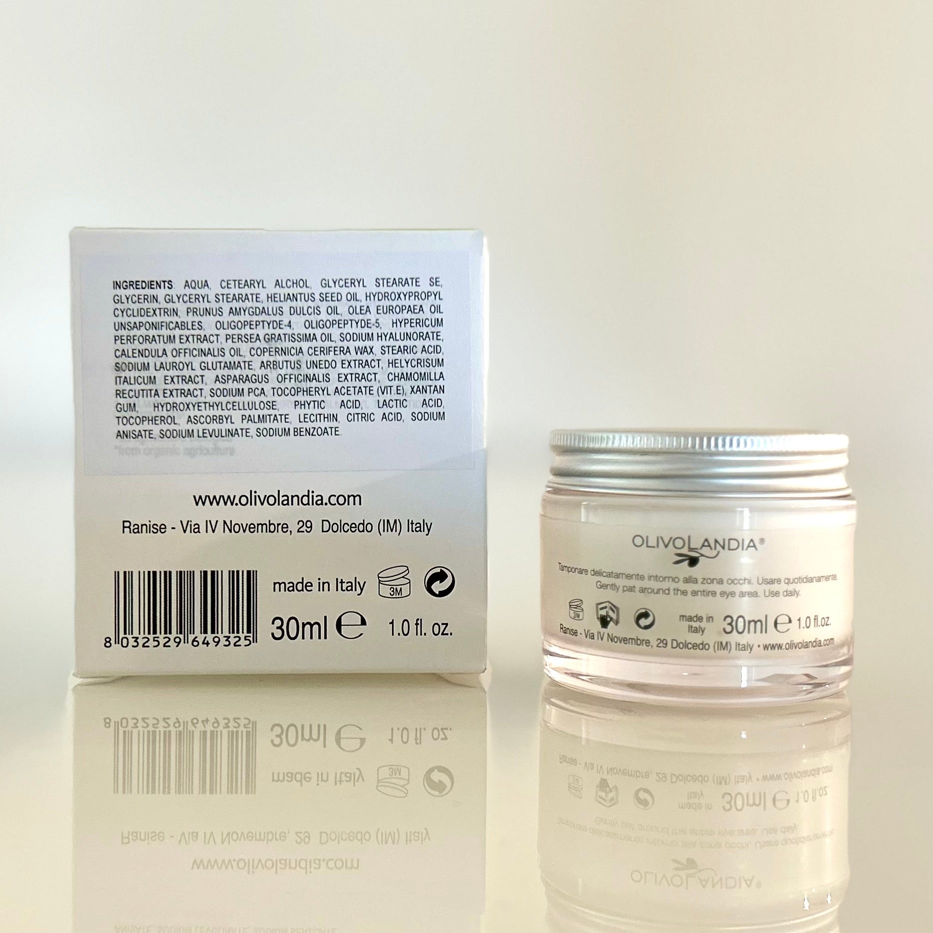 無農薬オリーブオイルから生まれたアイクリーム 30ml – Fresh Italy