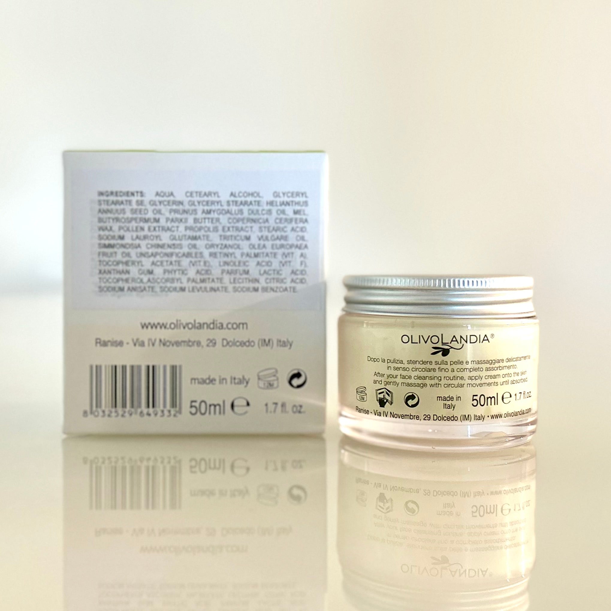 無農薬オリーブオイルから生まれたフェイスクリーム ナイトクリーム