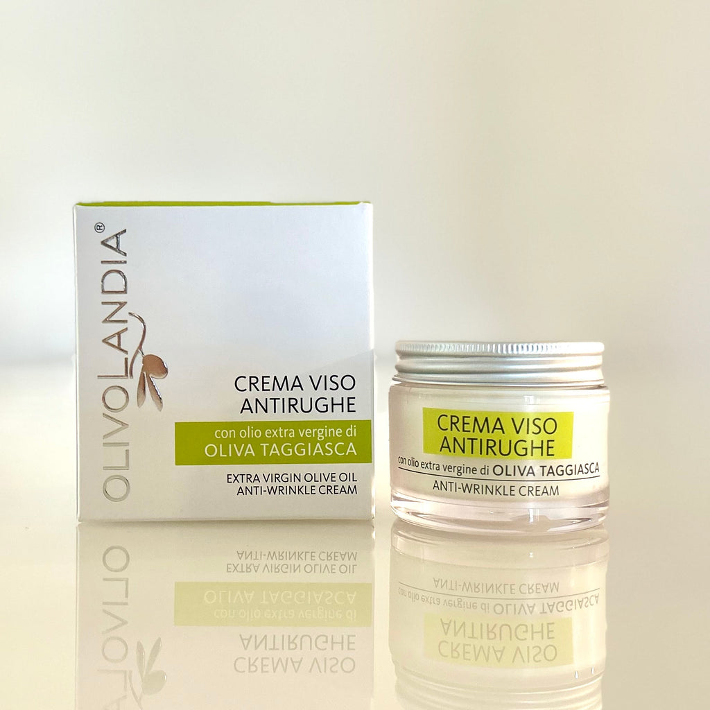 無農薬オリーブオイルから生まれたフェイスクリーム シワ改善 50ml